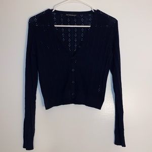Brandy Melville Navy Blue Cardigan Sweater